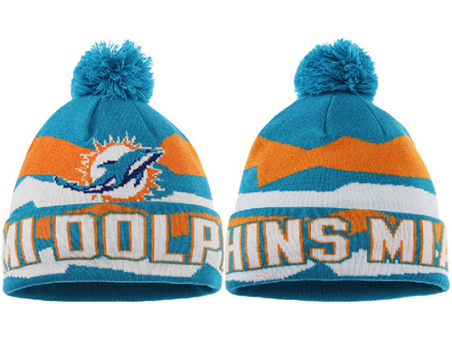 NFL Miami Dolphins Logo Stitched Knit Beanies 019